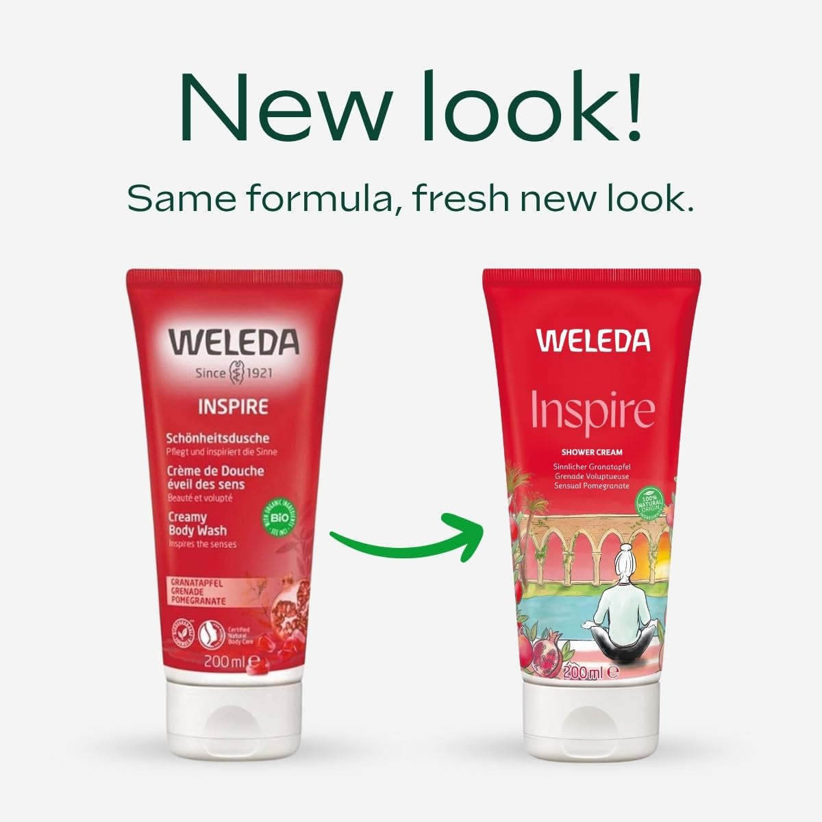 Weleda Inspire Schönheitsdusche Granatapfel 200Ml