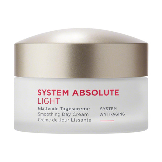 ANNEMARIE BÖRLIND SYSTEM ABSOLUTE SYSTEM ANTI-AGING Glättende Tagescreme Light (50Ml) - Aktiviert Die Kollagen- Und Elastinproduktion, Mit Cremig-Leichter Textur, Vegan