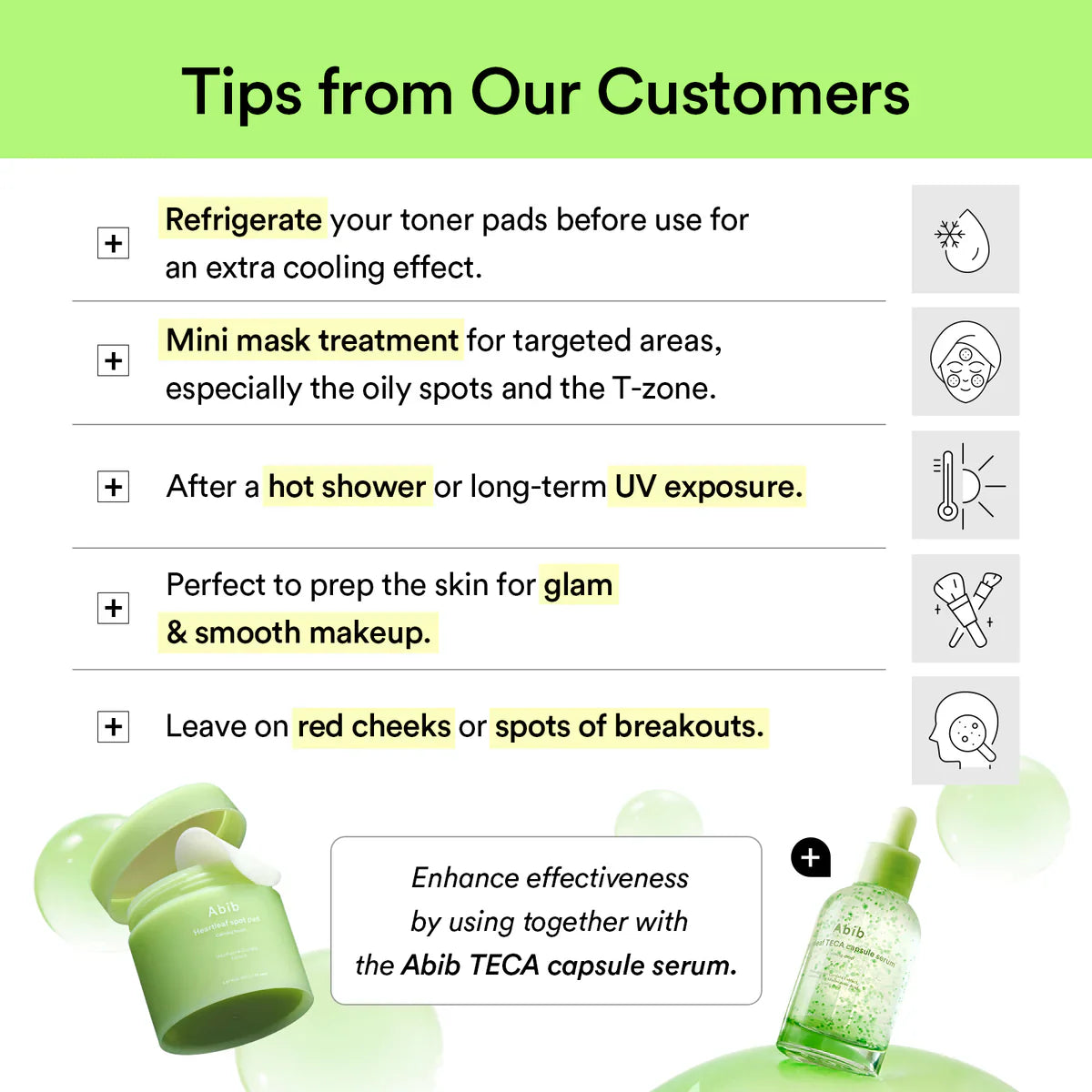 ABIB Heartleaf Spot Pad
Calming Touch - 80pads