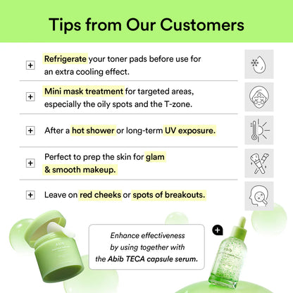 ABIB Heartleaf Spot Pad
Calming Touch - 80pads