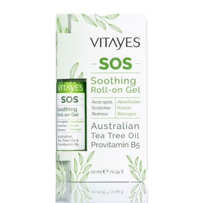 SOS Teebaumöl Roll-On – Akut-Hilfe bei Pickeln, Rötungen & Hautreizungen 10 ml