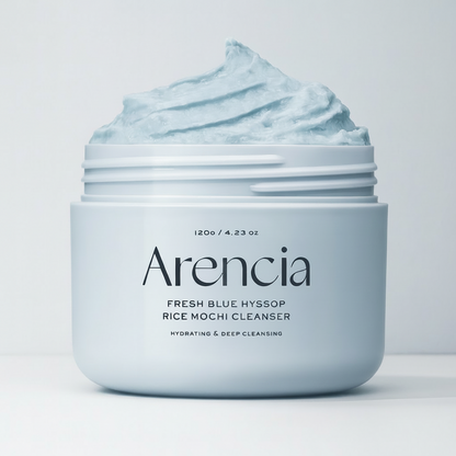 ARENCIA Fresh Blue Hyssop Rice Mochi Cleanser - 120g