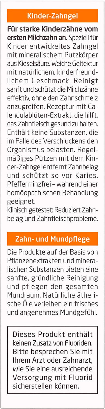 WELEDA Bio Kinder Zahngel – Vegane Naturkosmetik Zahnpasta Ohne Fluoride Zur Zahnpflege Von Milchzähnen & Zahnfleisch Von Kleinkindern & Babys. Fluoridfreie Zahnreme Zum Schutz Vor Karies (1X 50Ml)