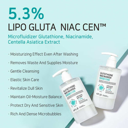 APLB Glutathione Niacinamide Body Wash 300 ml